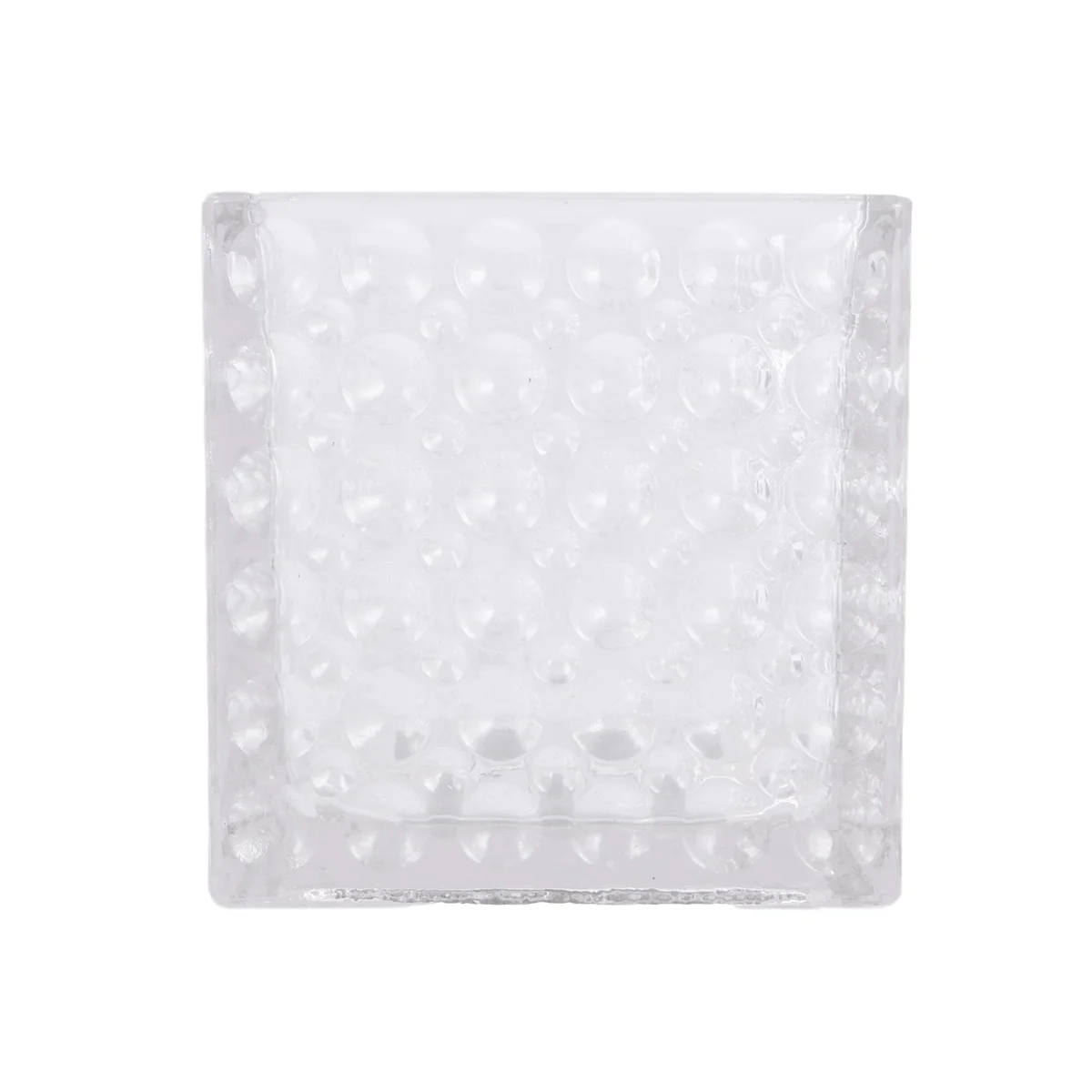

Square Cube Glass Flowerpot Transparent 10cm Decorative Vase for Home Office Living Room Water Culture Square Glass Flowerpot