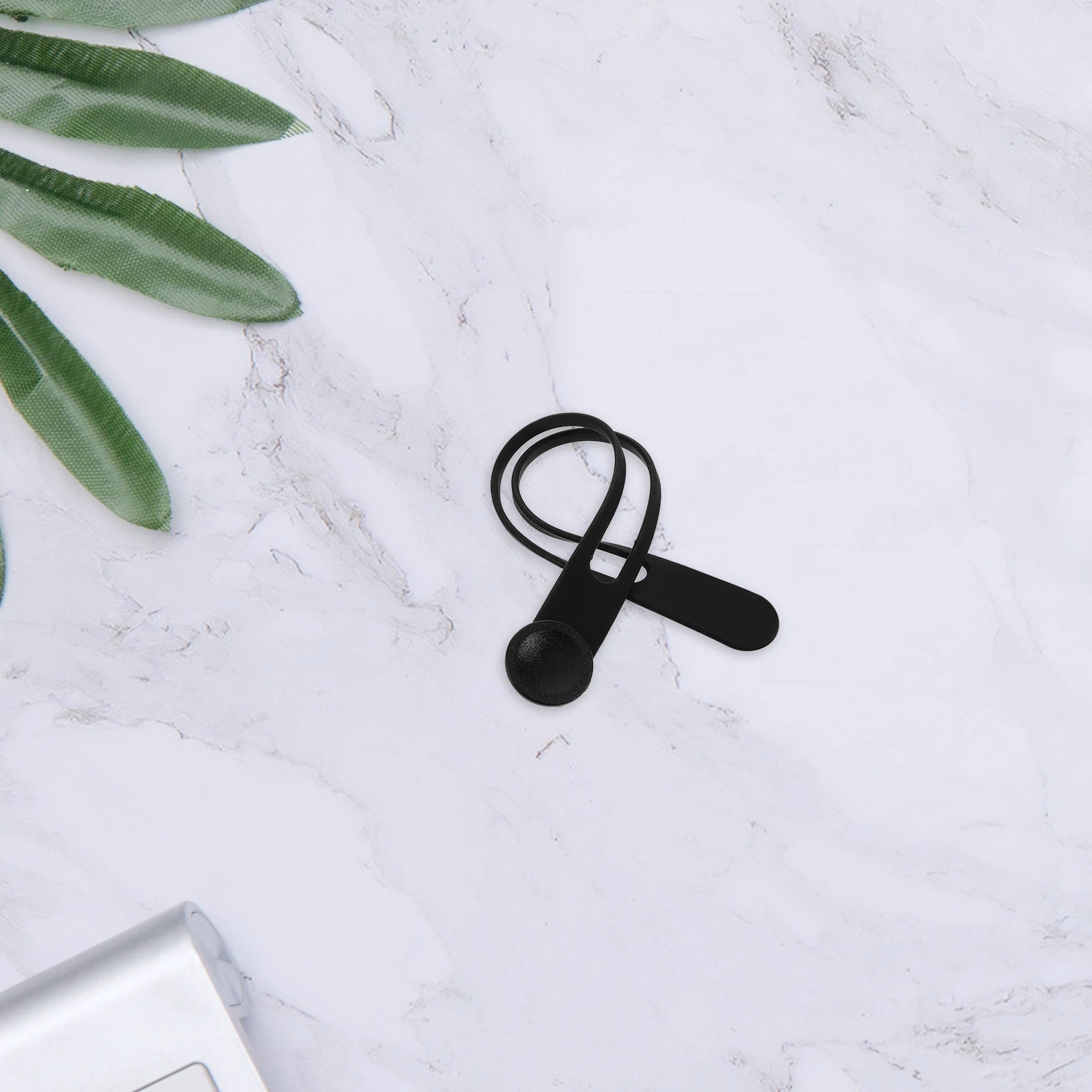 

Silicone Umbrella Strap Black Reusable Organizer For Cable Cord Bundling Retainer Holder Fastener Clamp Belt Binder