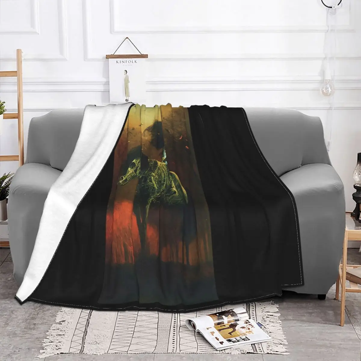 Zdzis Aw Beksi Ski Painting Men's Top Quality Fresh Design Hip Hop Girl Oversize Style Classic Throw Blanket