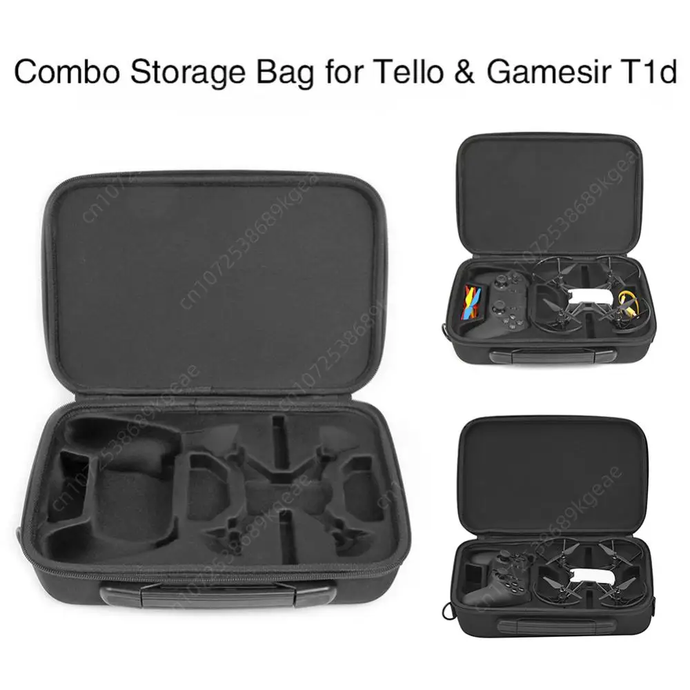 Storage Bag Portable Carrying Case Remote Controller Compact and Portable Carry Convenient for DJI Tello Gamesir T1d