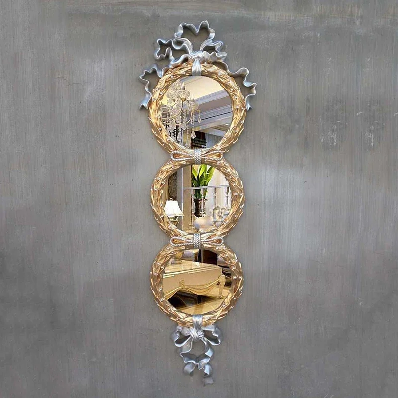 Hanging Wall Mirror Vanity Nordic Big Art Gold Macrame Large Vintage Irregular Mirrors Antique Espejo Pared Aesthetic Room Decor