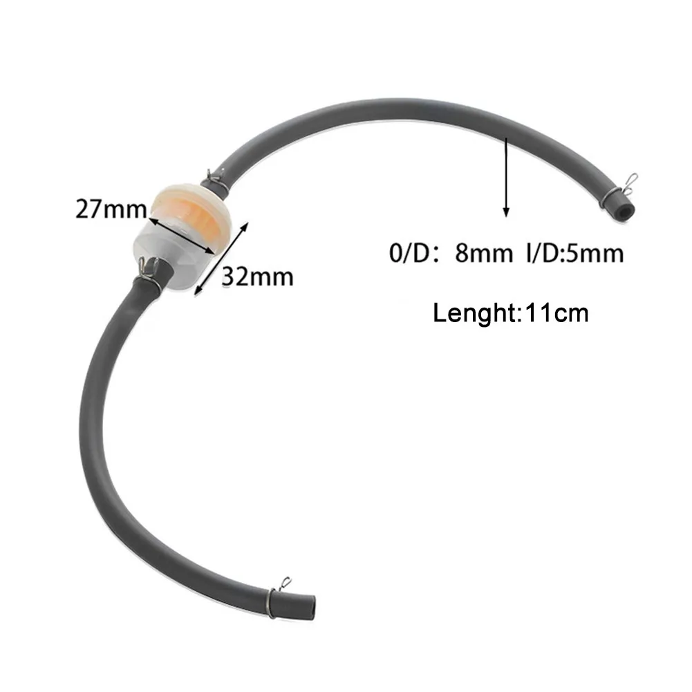 

Сменный комплект из 2 топливных фильтров-шлангов диаметром 6 мм для мотоциклов, скутеров, квадроциклов, питбайков, совместимых с двигателями 47cc и 49cc