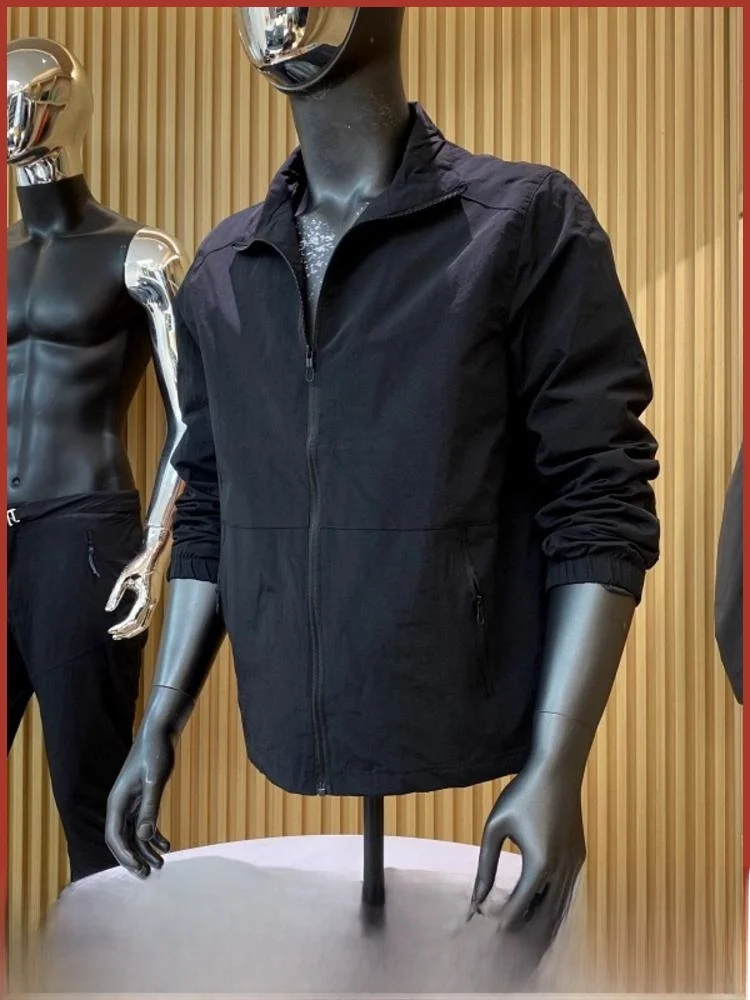 

Тяжелый мужской воротник-стойка, уличный джинт большого размера, новая осенняя мода, высокая производительность, чтобы купить украшение на молнии