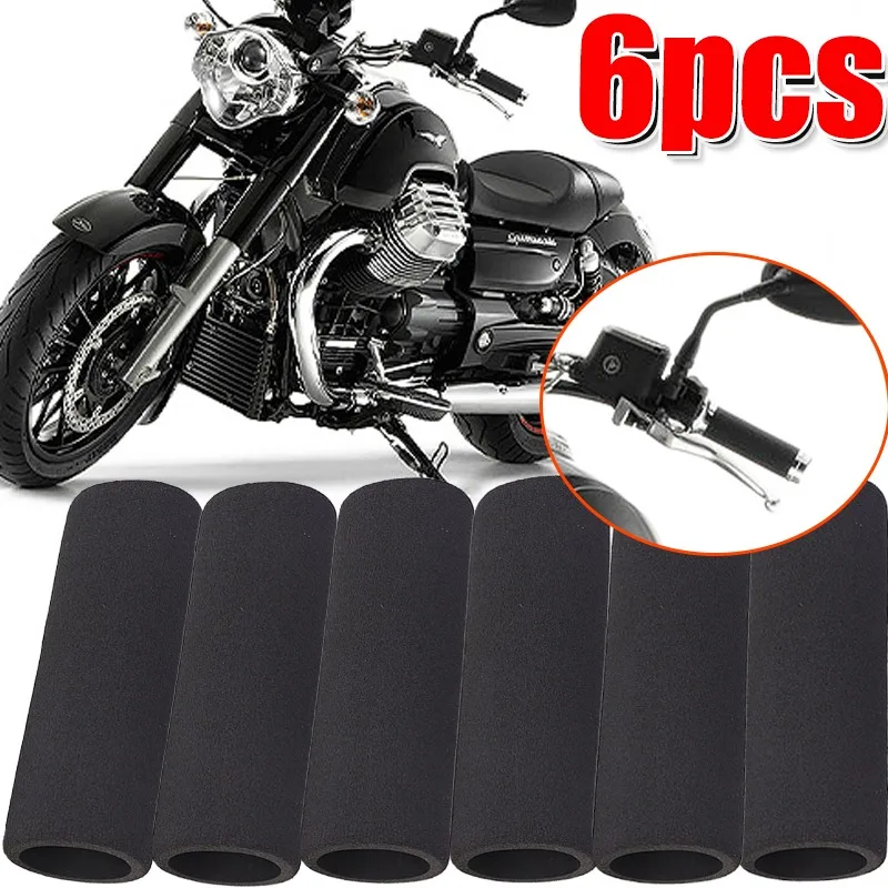 Soft Foam Anti Vibration Motorcycle Handlebar Grips Universal Non Slip Motorbike Handle Bar Cover Accessories