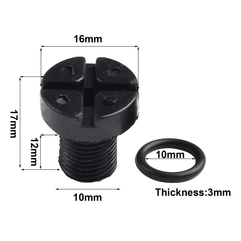17111712788 4PCS Cross screw plug buckle suitable for BMW radiator coolant vent valve vent hole screw A11537793373