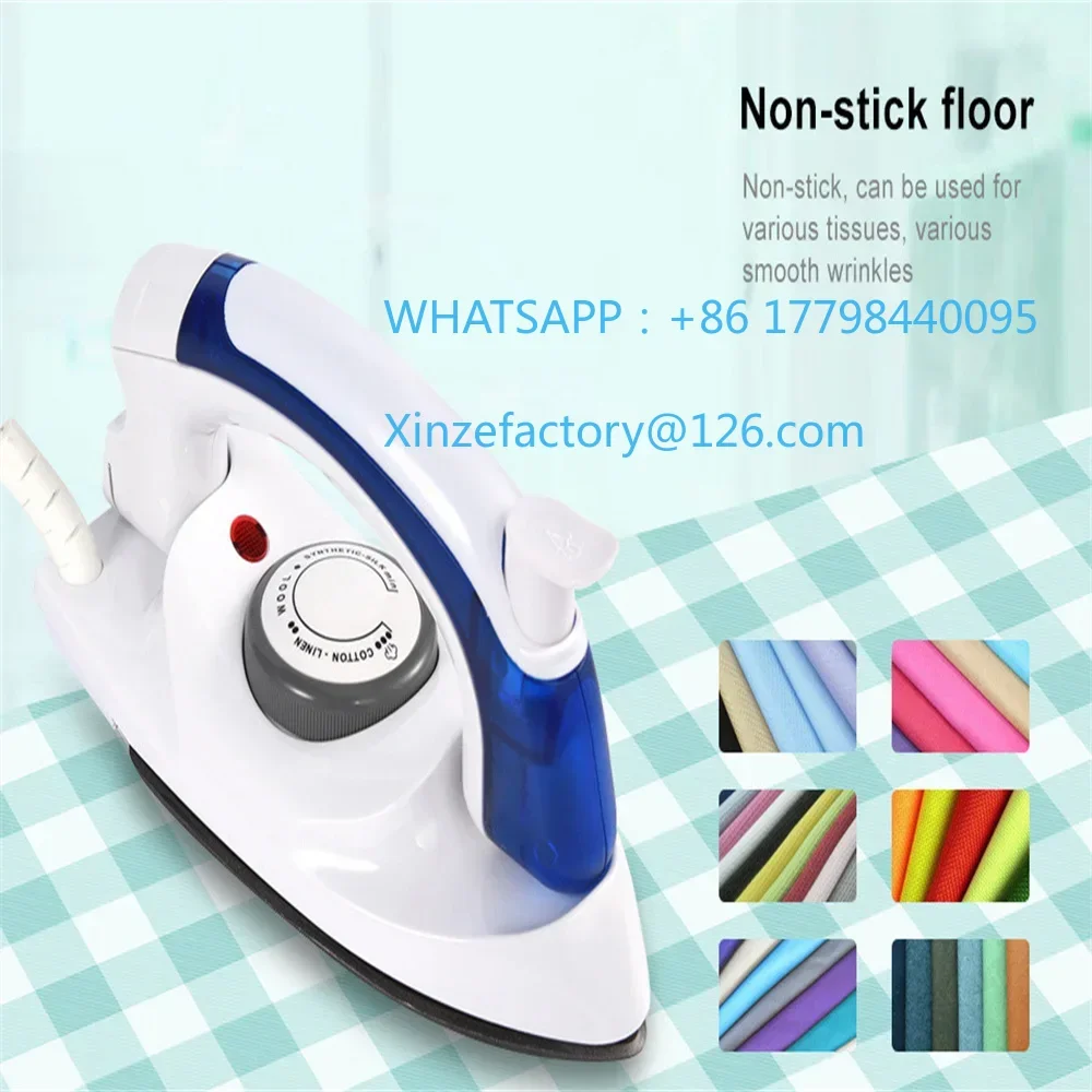 Customizable 700W Hot Mini Electric Portable Foldable Steam Iron Clothes For Home Travelling Soleplate Utility Tool Cloth EU/US