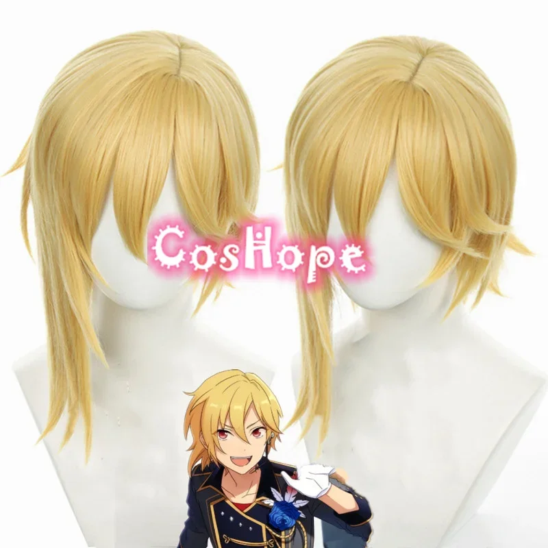 Nazuna Nito Cosplay Wig Cosplay 40cm Golden Blond Wig Cosplay Anime Cosplay Wigs Heat Resistant Synthetic Wigs