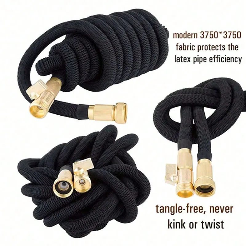 Flexible Garden Hose High-Pressure Car Wash Butler With Garden Daily Watering Tool Expandable Magic Water Pipe 25FT-150FT