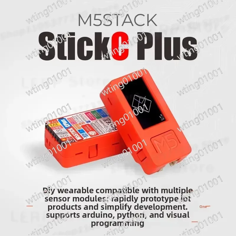 for M5Stack StickC Plus IoT Dev Kit Compact ESP32 WiFi Bluetooth Programmable Controller for Desktop Learning Projects
