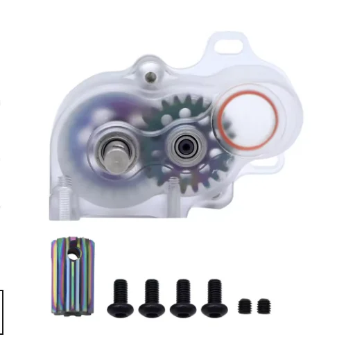 

LCG Transmission Complete Gearbox with Clear Cover for 1/10 RC Crawler SCX10 SCX10 II Upgrade