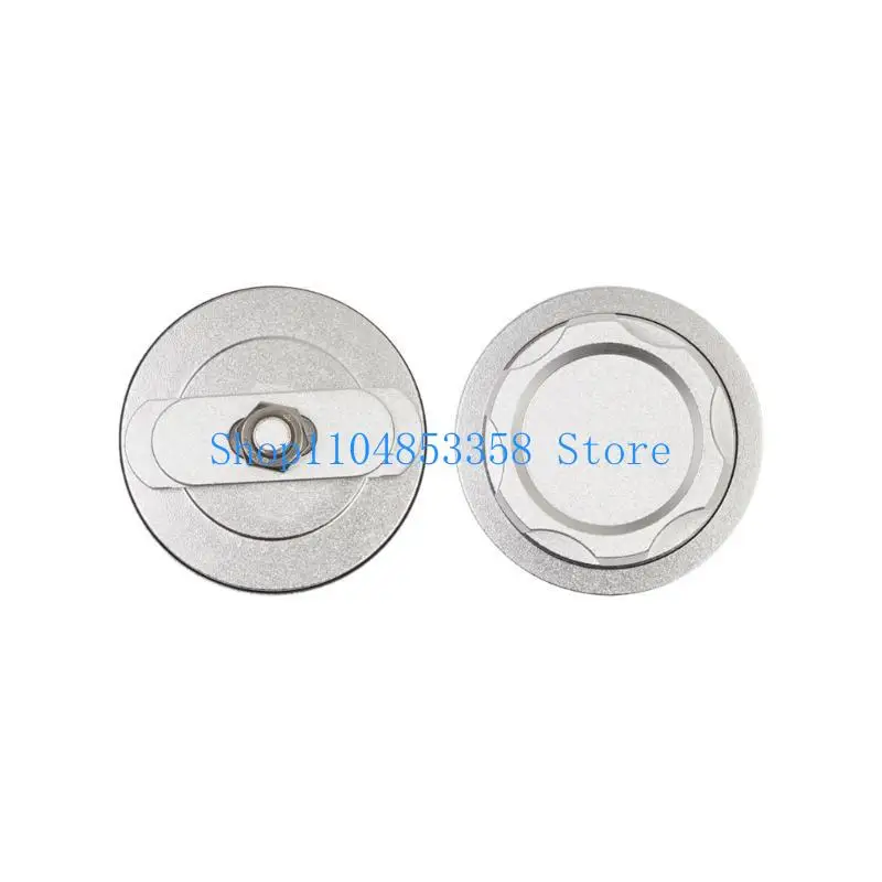 652F Billet Aluminum Gas Cover Caps for Auxiliary Oil Tanks Offroads Vehicles and SUV