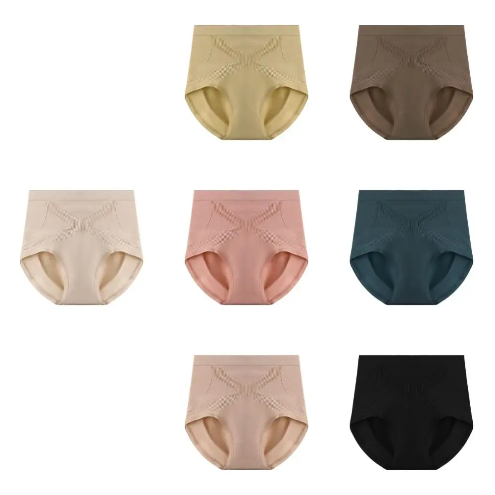 3Pcs 하이 웨이스트 슬리밍 팬티 코튼 가랑이 Shapewear 엉덩이 리프터 팬티 원활한 배꼽 수축 산후 바디 셰이퍼