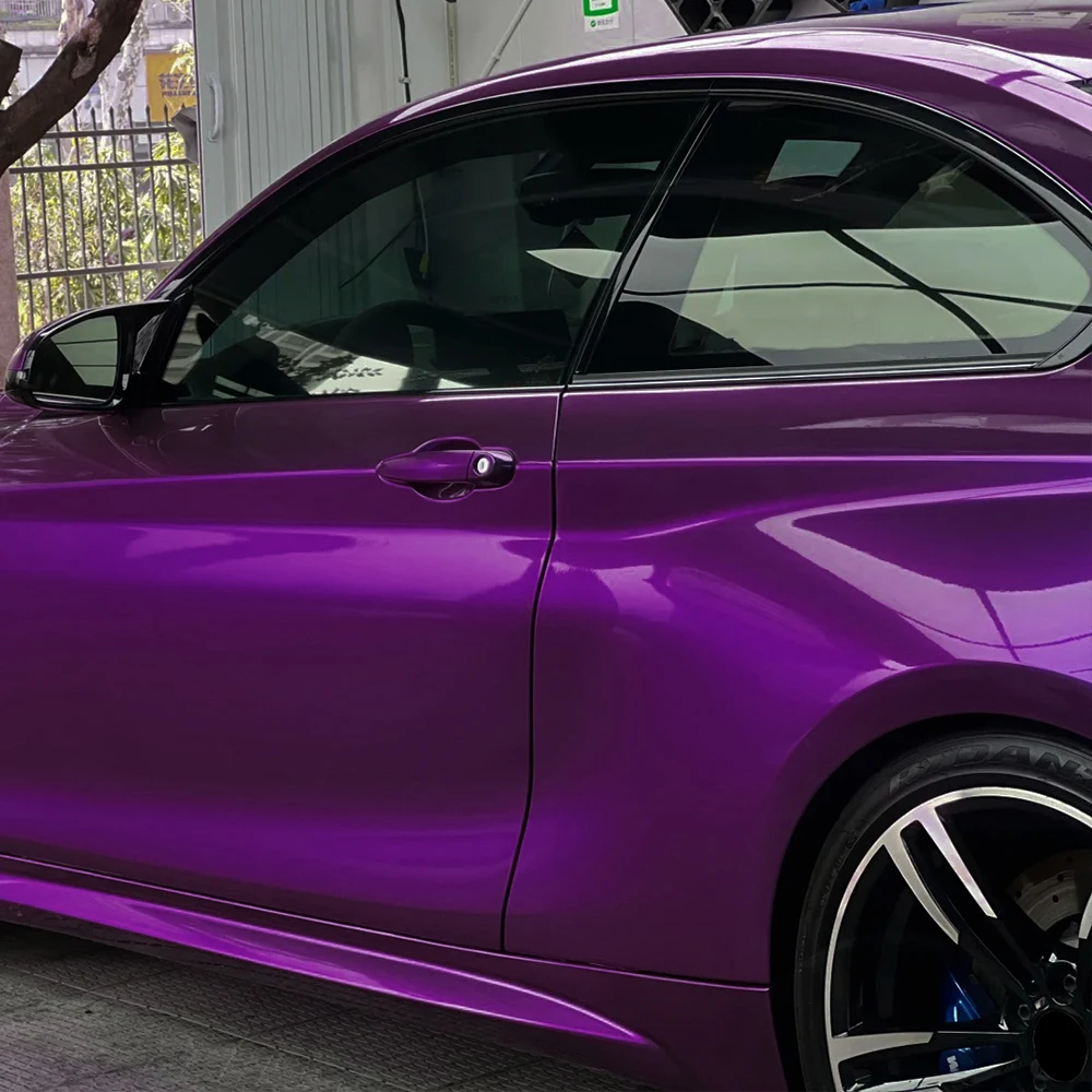 

PET Ideal Purple Car Sticker Car Wrap Vinyl Decal Accessories for Vehicles Film Cover Wrap Foil Auto Body Decoration Sticker