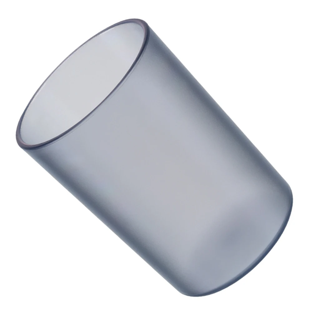

Tooth Brushing Cup Grey High Density Wear Resistant Stackable Water Mug for Home Travel Office Decor Water Containing Mugs