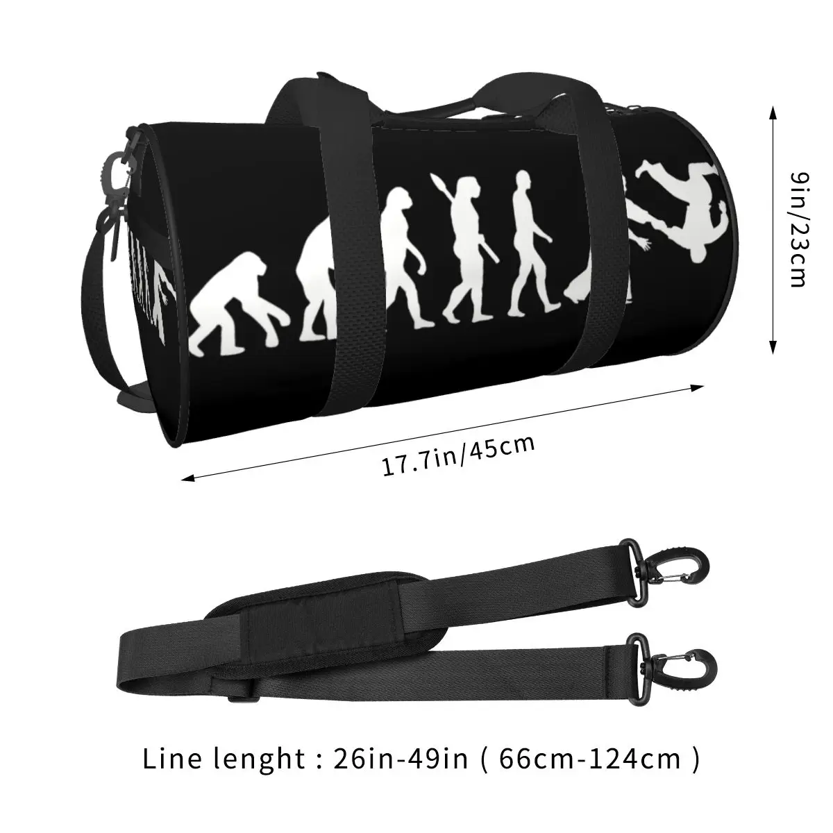 Aikido Evolution Fighting Gym Bag ports Korean Martial ArtTraining Sports Bags Men's with Shoes Fun Fitness Bag Outdoor Handbags