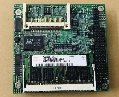 PCMB-6680 100% OK original Fanless IPC CPU Board REV.A1 PC/104 Embedded Industrial Motherboard PC104 Mainboard with LX800 Memory