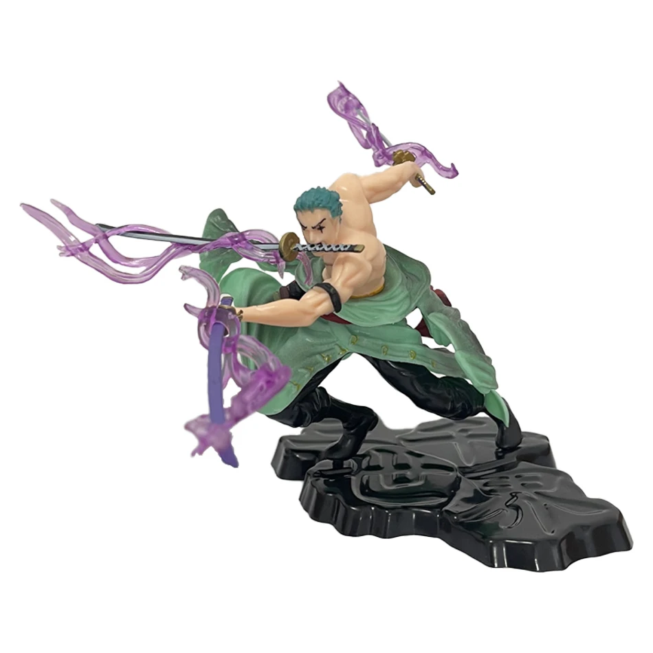 Auf Lager Über 20 cm Anime Figur GK Rolonoya Zhuo Luo Dreischneidiges Messer Manga Statue Kind Spielzeug Action Figure Sammlung modell