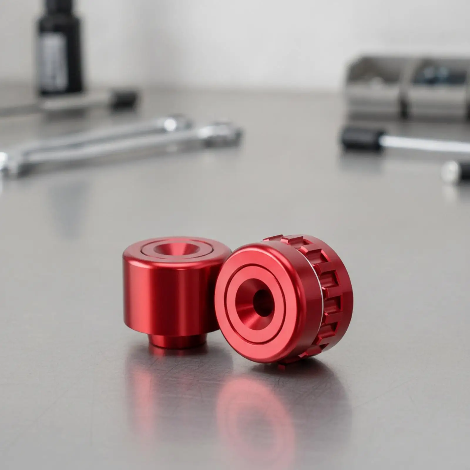 Precision Machined Motorcycle Throttle Lock Handlebar Plugs for Dirt Bike Grips with Aluminum Alloy Construction and Secure Fit