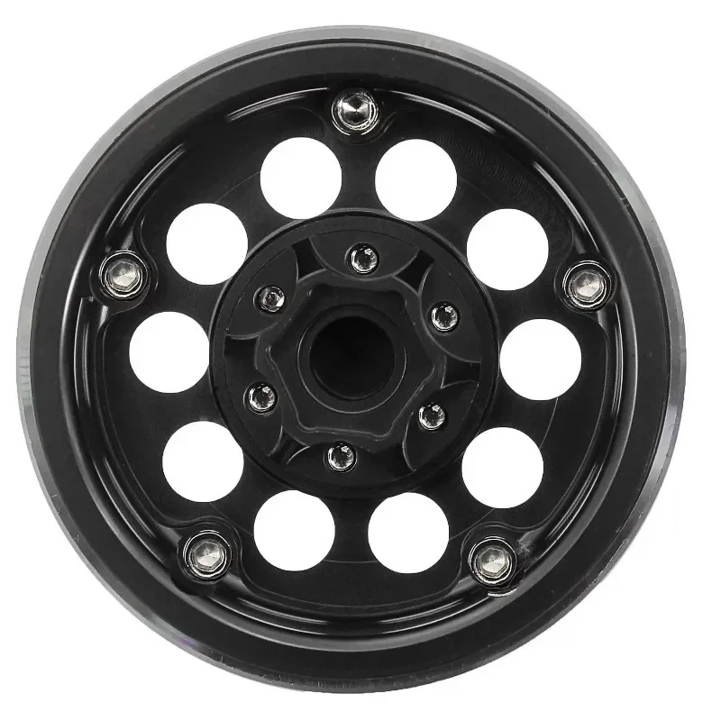 4 Stücke Aluminium Classic 1,9 Beadlock Räder Felge für 1/10 RC Auto Crawler Axial SCX10 TRX4 Bronco MST CFX 86100 YK4102 TF2