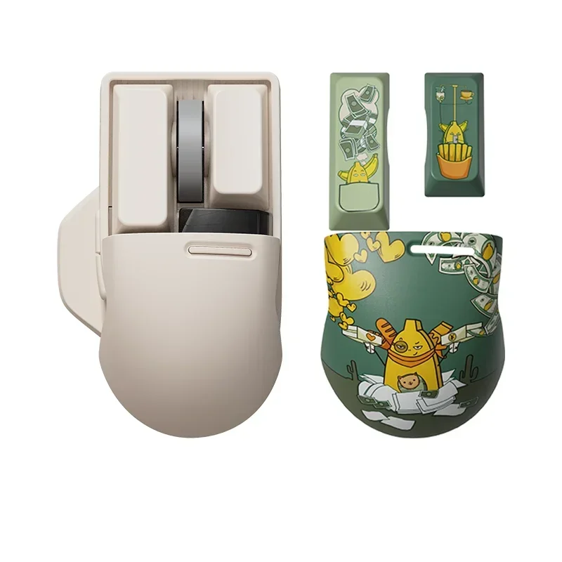 Lofree 2.4g Wireless Mouse OLED Display Quick Fine Adjustment DPI Three-mode Rechargeable PC Gaming Mouse Mac Laptop Accessories