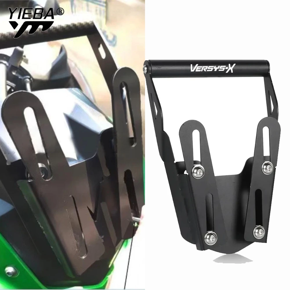 Versys-X 300 VersysX-250 ملحقات الهاتف الذكي العارضة حامل نظام تحديد المواقع والملاحة لوحة قوس لكاواساكي Versys X300 X250 X-300