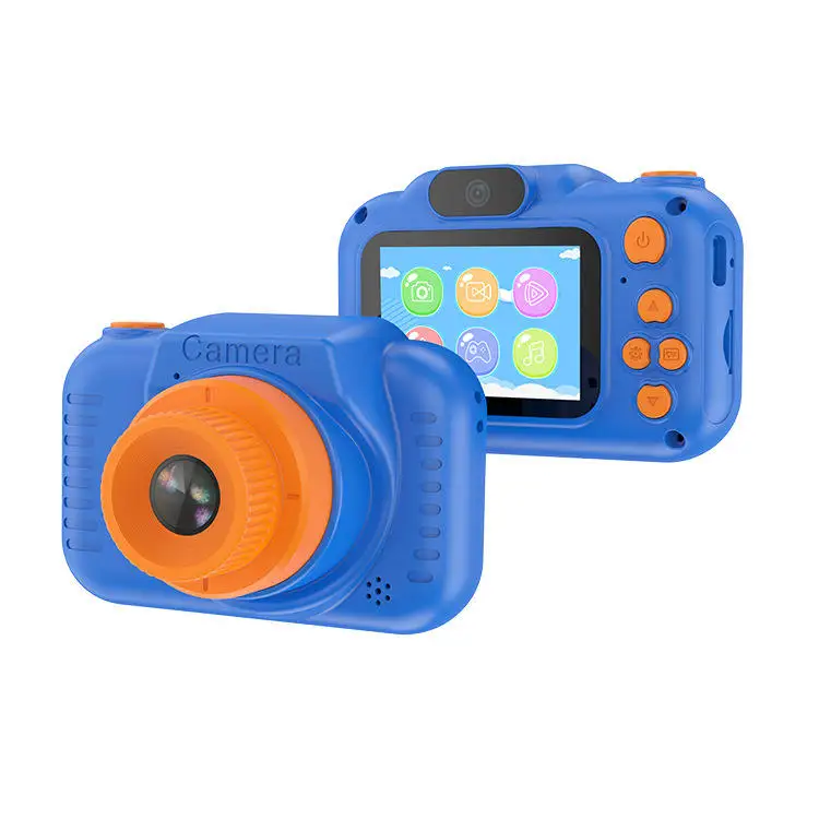 Double dslr Camera Children Digital Rechargeable Kids Toys Take Photo waterproof Mini video Camera