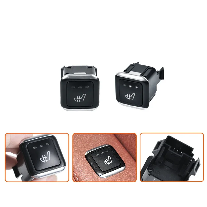 Seat Heating Button Rear Seat Switch Set For Mercedes Benz G-Class W463 E-Class W212 CLS W218 E300 G55 CS350 2129059500 6