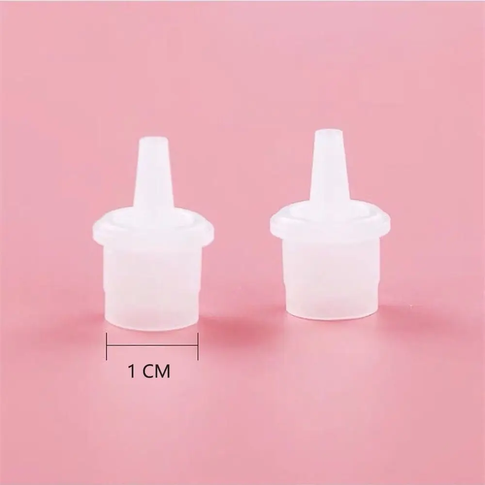 Herramientas de maquillaje, abridor de tapas universales rojas, botella de pegamento para pestañas, aguja para cabeza de boca blanca, tapón de pegamento para extensión de pestañas coloridas