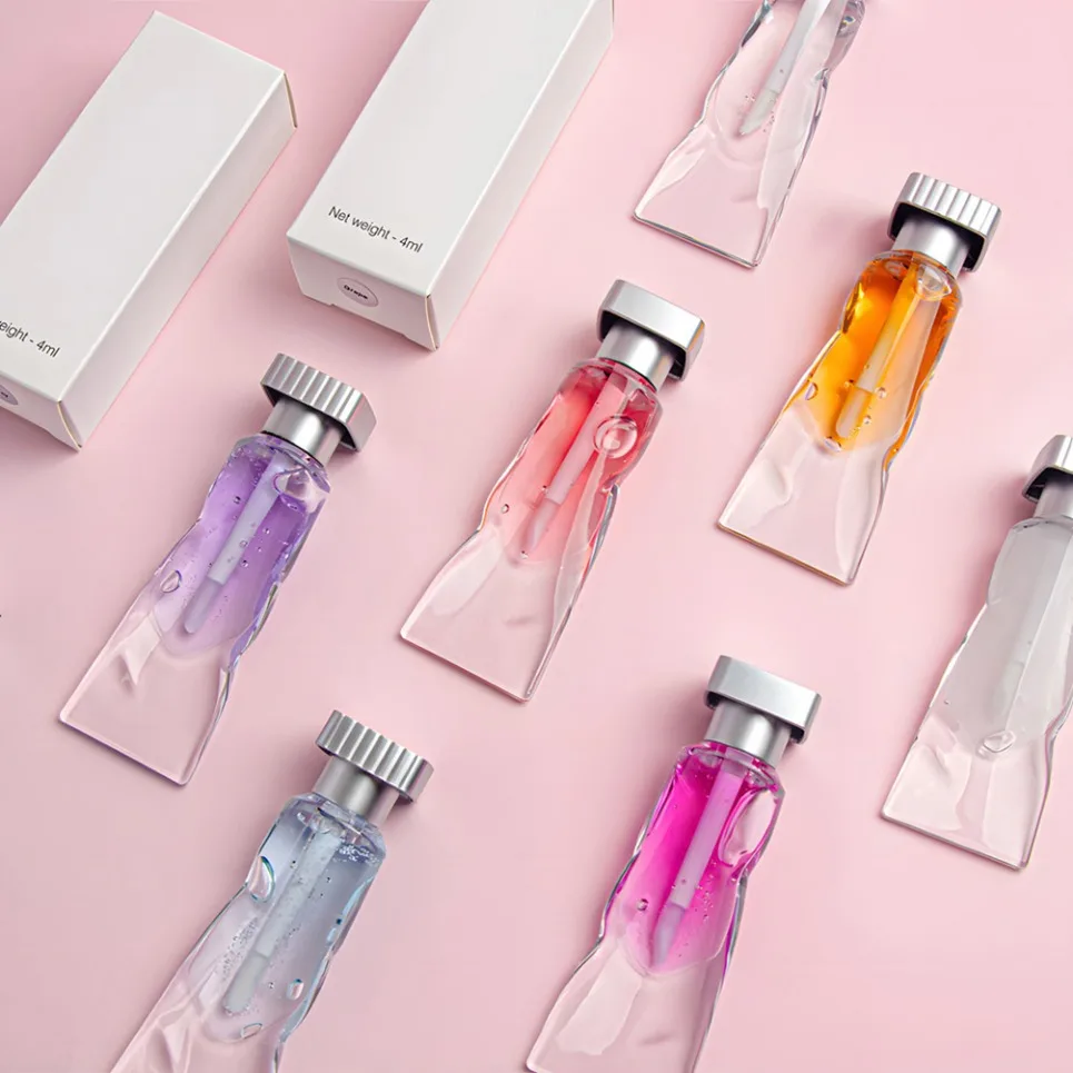 植物フルーツフレーバーアイスチューブリップグロスプランピングリップオイルビーガンメイクアッププライベートラベルカスタムロゴ卸売