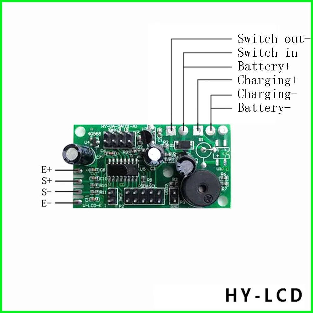 Imagem -04 - Electronic Scale Motherboard Chip Circuit Board Led Lcd Preto Vermelho Word Display Acessórios Made in China