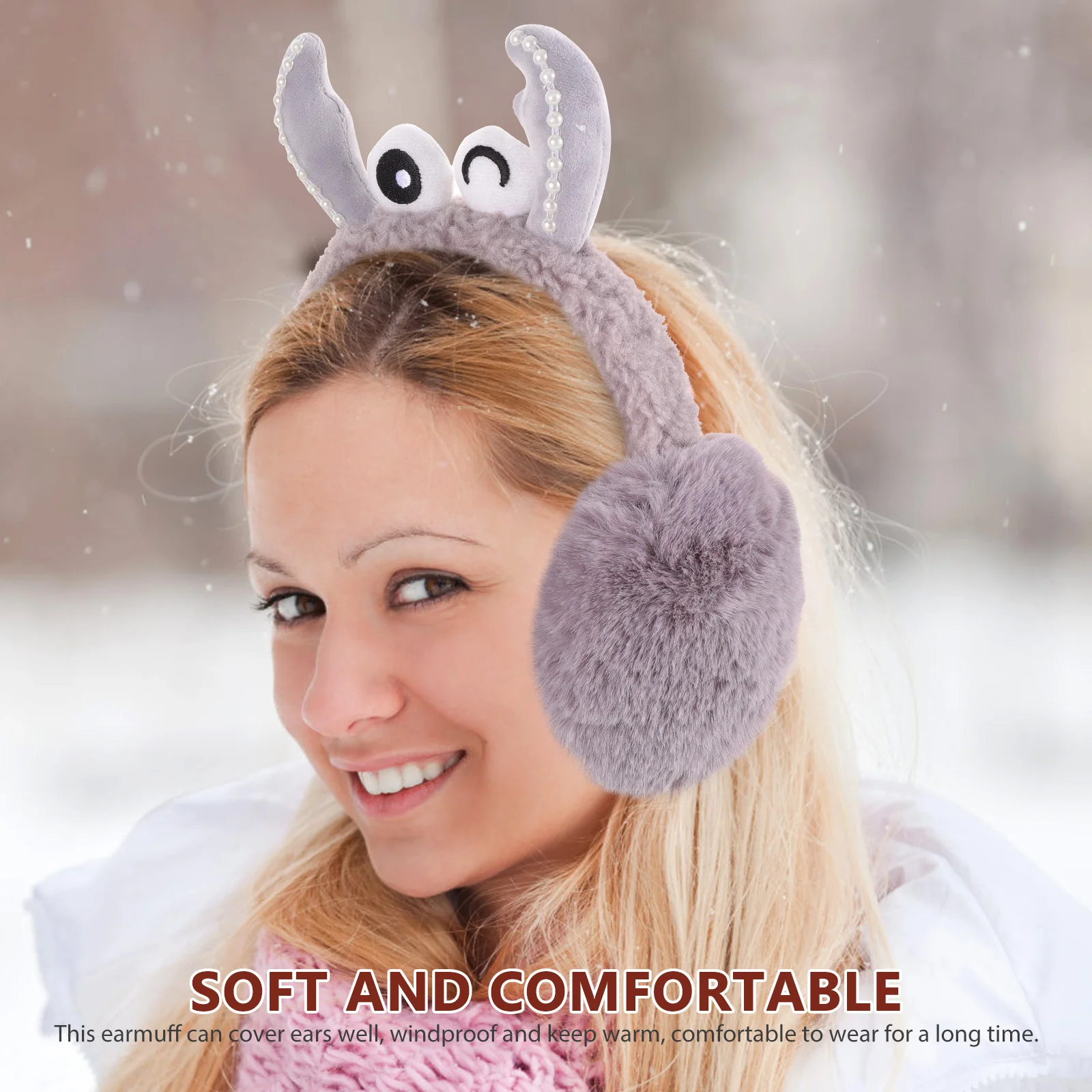 غطاء شتوي دافئ للنساء والرجال يفشل الأذن للنساء في الهواء الطلق التزلج الأذن يفشل الشتاء الرجال المشي لمسافات طويلة التخييم #5