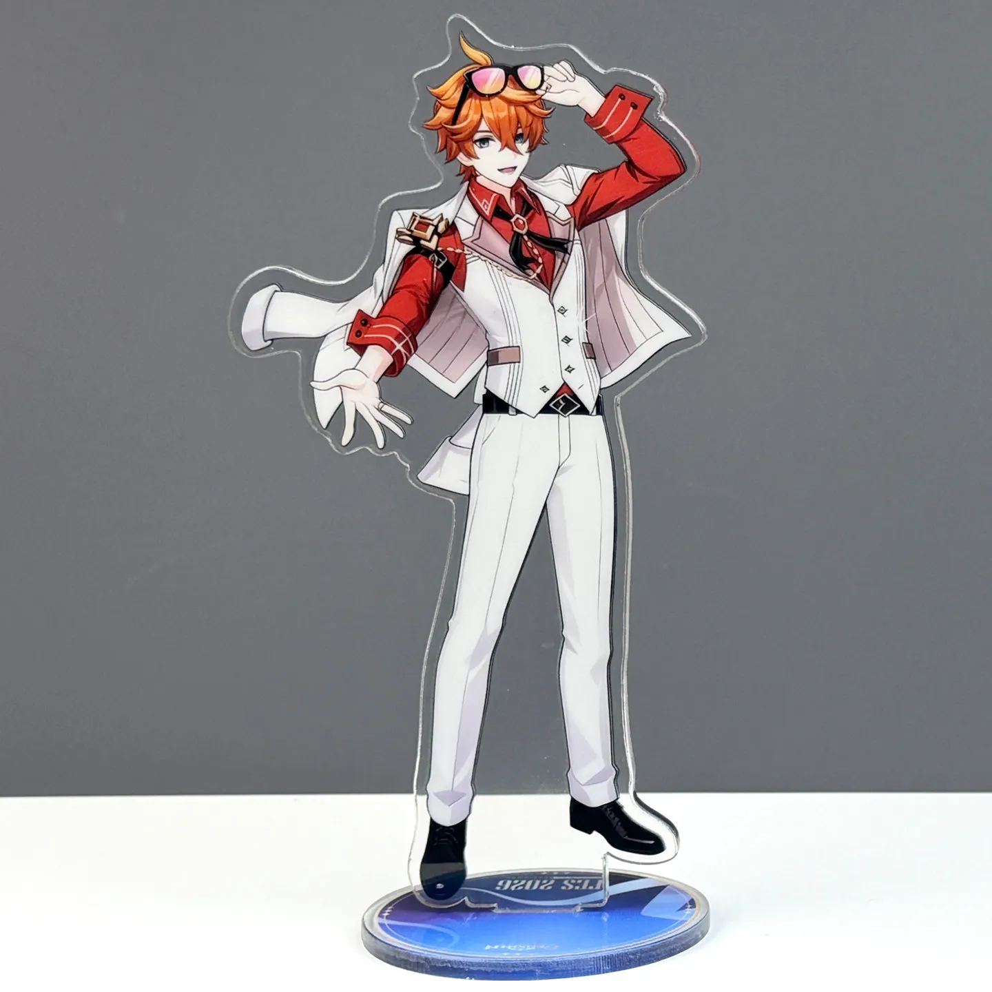 Genshin Impact Peruere Skirk Columbina Scaramouche Kyryll Chudomirovich Flins Colleagues Acrylic Standing Sign Decoration view 5
