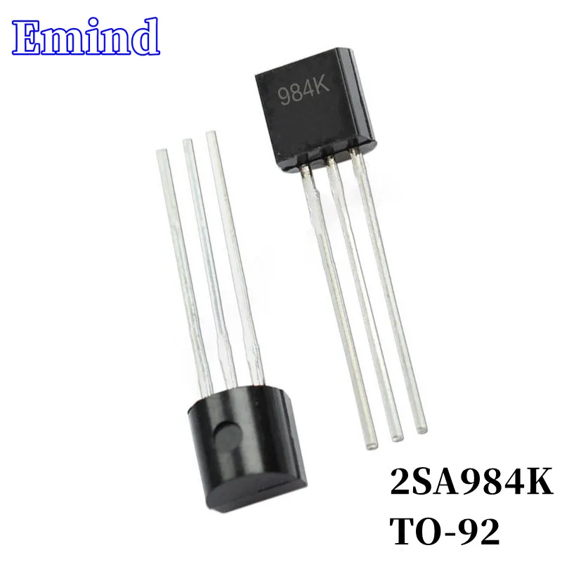 

100Pcs 2SA984K 984K DIP Transistor TO-92 Type PNP Bipolar Amplifier Transistor 80V/500mA