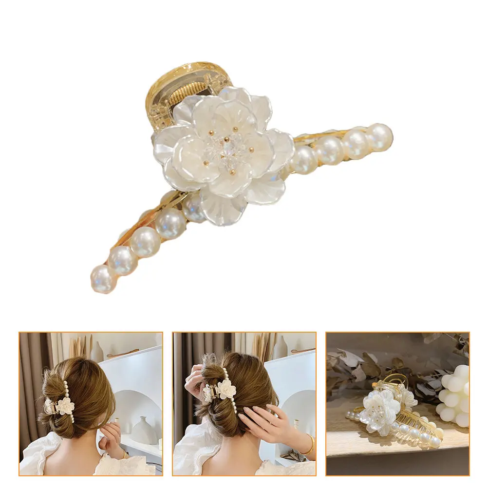 

1Pcs Beautiful Hairpin Simple Design Hair Claw Clip Lightweight Comfortable Temperament Enhancing Hair Ornament