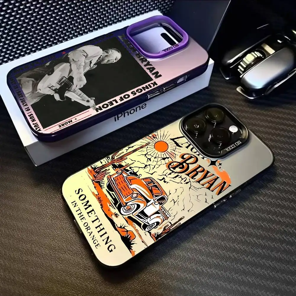 

Z-Zach Bryan H-Heartbreak Phone Case For IPhone 16 15 14 13 12 11 Pro Max Black Matte Multicolor Laser Metallic Aurora Funda