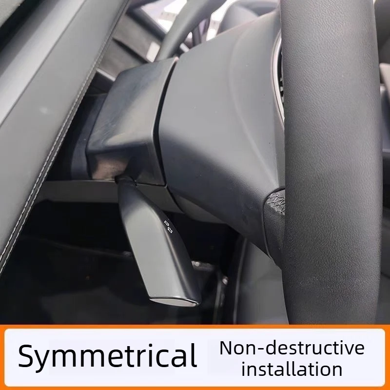 

Suitable for Tesla Model Y Interior Gear Shift Paddle Shifter Lever Upgrade Kit Replacement Accessory No Damage Installation