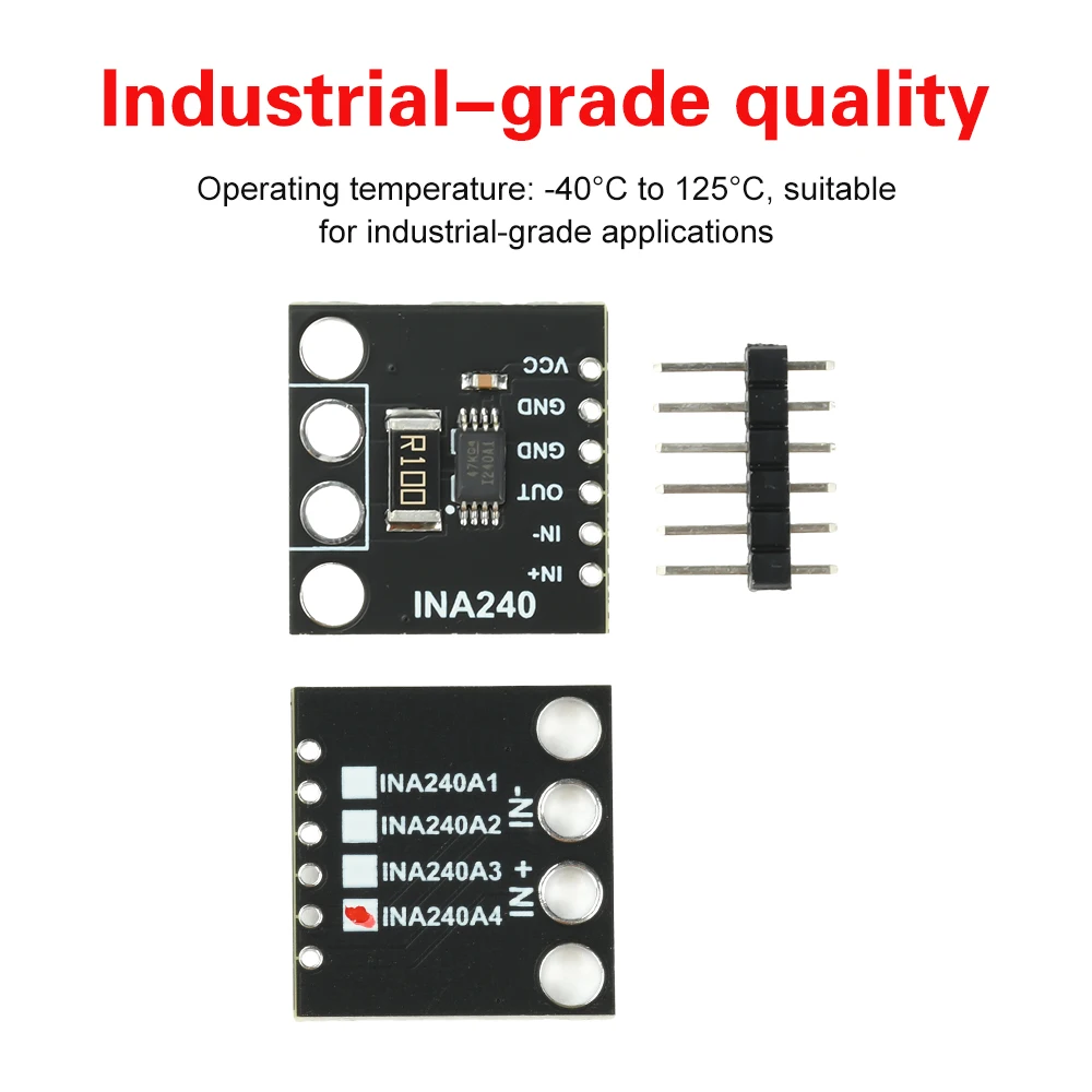 INA240A1/2/3/4 Strommessverstärkermodul - Bidirektionale Stromerfassung Verstärkung 20V/V 200V/V für Elektronik – Detail 5