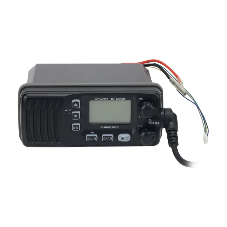 IC-M200 25W Mobile Radio Waterproof VHF Marine Radio Submersible Car Radio Station For ICOM