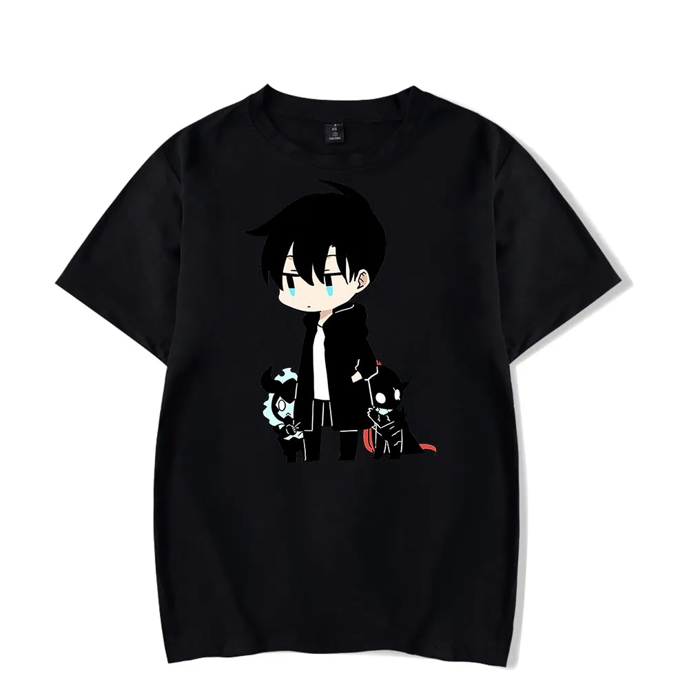 

Solo Leveling T-shirts New Merch Summer Women Men Fashion Casual Short Sleeve Tee Camiseta Streetwear Fashion Tee Basic Tops