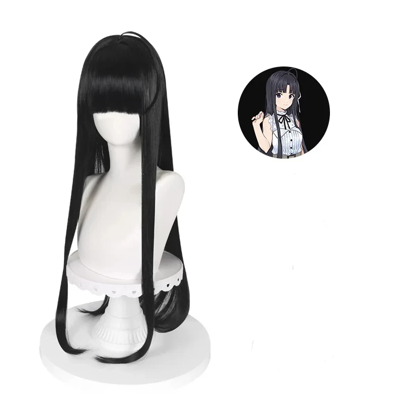 

Аниме SUBARU AWA, парик для косплея, синтетический парик из волокна, серый длинный парик цвета шампанского, повязка для девочек, CRY, парики для косплея