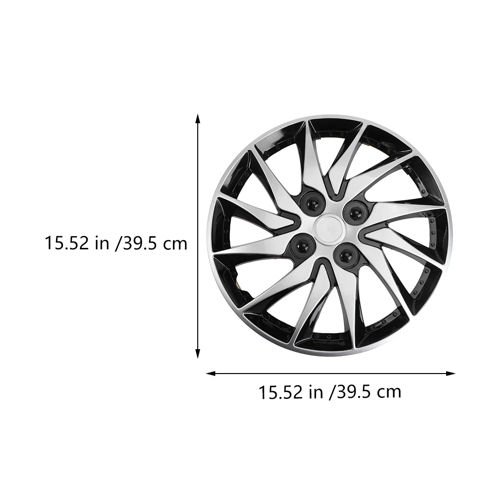 

Wheel Hub Caps Decorative Rim Refit Covers Black PP Plastic Replacement Steel Wheel Styling Auto Accessories Vehicle
