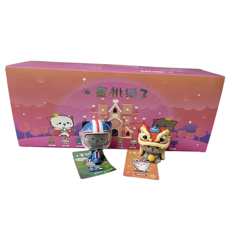 New Mitao Cat Blind Box Kawaii Toy Love Series Season 3 Mystery Box Cute Cartoon Doll Model Action Figure Surprise Birthday Gift