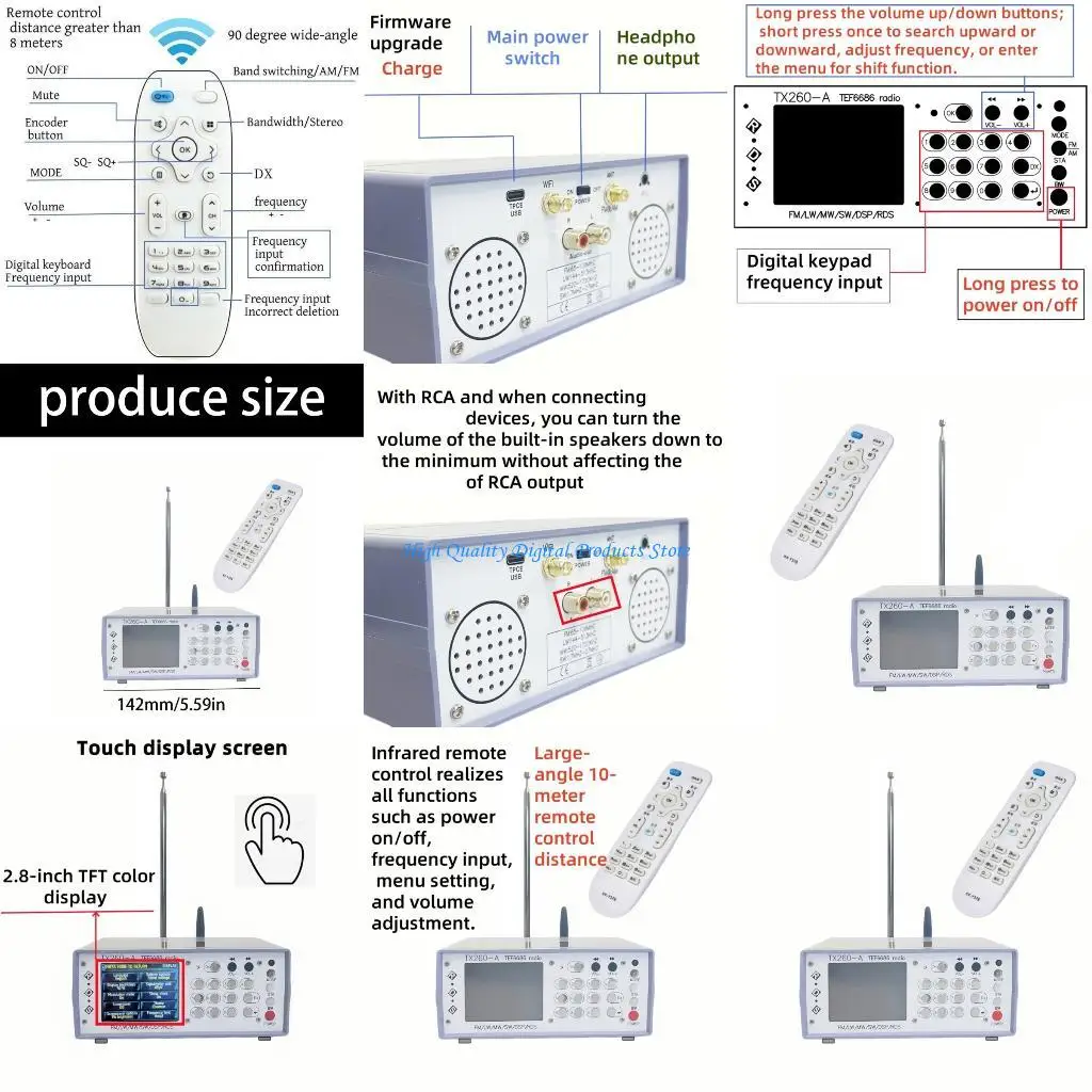 

U2JE Transportable Desktop Radio All Group Support Strengthened Against Intervention and Clear Sound Output