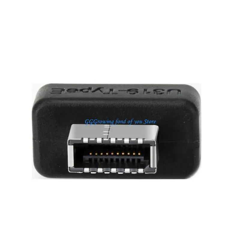 

H9EB USB Front Panel Adapter 19Pin Header Splitter Converters For PC Motherboards