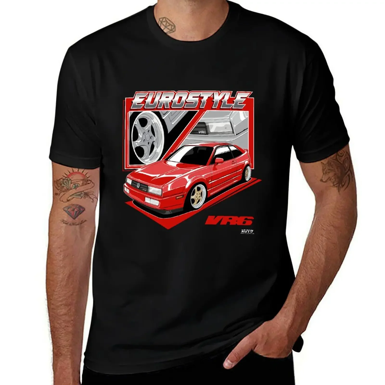 Corrado VR6 - Euro Style Red T-Shirt new gifts and t-shirts vintage clothes tee shirts for men