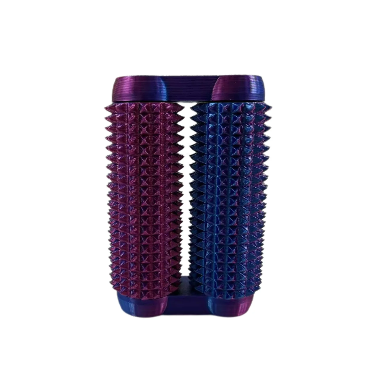 

3D Printed Double Roller Hand Massage Stick Spiky Grippie Sensory Anxiety Relief Decompression Fidget Grip for Stress Relief