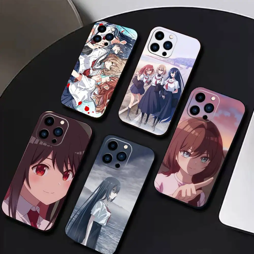 

My Love Story Yamada Kun Lv999 Phone Case For iPhone17,16,15,14,13,12 Plus,Max Soft Silicone Black Cover