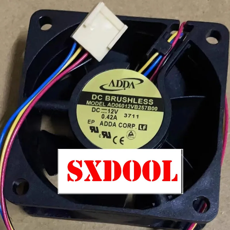 

ADDA AD0612VB257B00 6025 12V 0.42A Temperature-Controlled Cooling Fan with Ball Bearings - 60x60x25mm