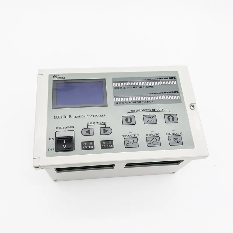 Controlador de Tensión Cónica Automático GXZD-B, Freno de Embrague de Polvo Magnético, Motor de Torque Manual para Desenrollado
