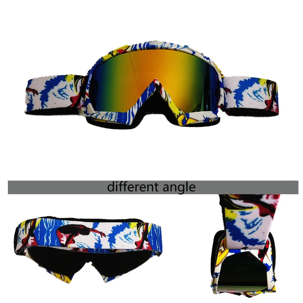 نظارات ركوب الدراجات للرجال ، نظارات موتوكروس ، لوح تزلج الدراجات النارية ، لوح التزلج ، السباق ، نظارات إندورو للتزلج ، عدسات عالية الدقة ، نظارات دراجة نارية ، جديدة #4